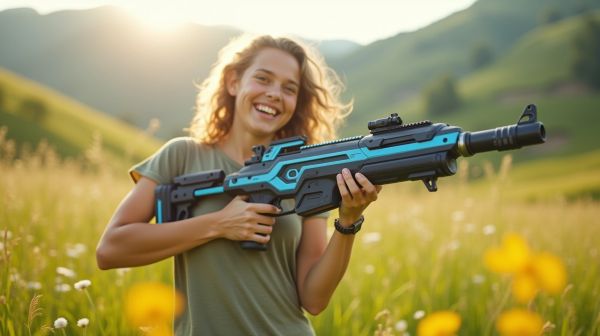 Master the fun with the orbi gun for outdoor shooting activities